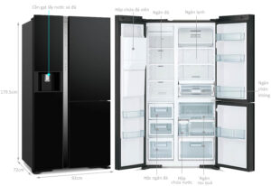 ck4928516 DL.043382 - TỦ LẠNH HITACHI INVERTER 569 LÍT R-MX800GVGV0(GBK)