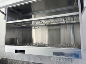 Giá bát đĩa nâng hạ điện Nhật Bản có sấy khô GARIS ML06.90HC