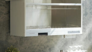 Giá bát đĩa nâng hạ điện Nhật Bản có sấy khô GARIS ML06.90HC