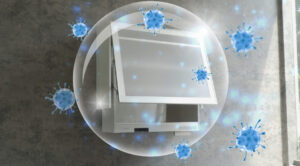 Giá bát đĩa nâng hạ điện Nhật Bản có sấy khô GARIS ML06.90HC