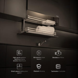 GIÁ BÁT ĐĨA NÂNG HẠ ĐIỆN GARIS GL06.8LP