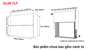 GIÁ BÁT ĐĨA NÂNG HẠ ĐIỆN GARIS GL06.7LP