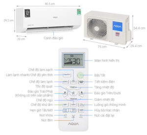 may lanh aqua aqa rv13qa3 nd - MÁY LẠNH AQUA INVERTER 1.5 HP AQA-RV13QA3