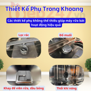 MÁY RỬA BÁT EUROSUN SMS81EU76B