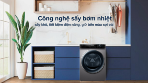 may say bom nhiet aqua 10 kg aqh h1000jps 33296 - MÁY SẤY BƠM NHIỆT AQUA 10 KG AQH-H1000J(PS)