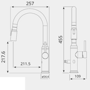 BV MF01M - VÒI RỬA CẢM ỨNG GARIS MF01M VÒI RỬA CẢM ỨNG GARIS MF01M