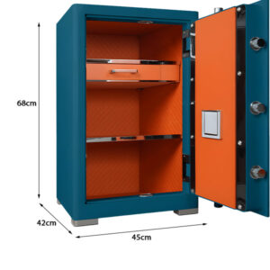 kich thuoc lb68pro special edition xanh 1 - KÉT SẮT LIBERTY LB68PRO SPECIAL EDITION XANH CỔ VỊT