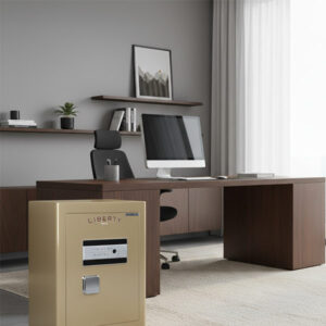 phoi canh liberty lb50s vang dong 1 - KÉT SẮT LIBERTY LB50S SPECIAL EDITION VÀNG ĐỒNG 