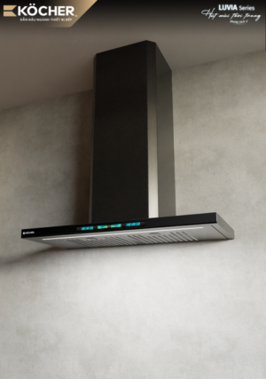 8 1 3 - MÁY HÚT MÙI LUVIA BLACK MATTE | 90CM