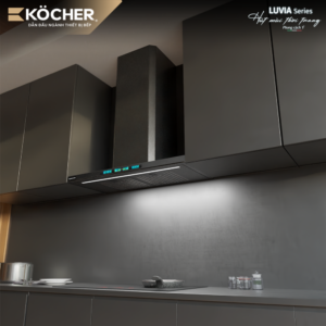 9 1 2 - MÁY HÚT MÙI LUVIA BLACK MATTE | 70CM