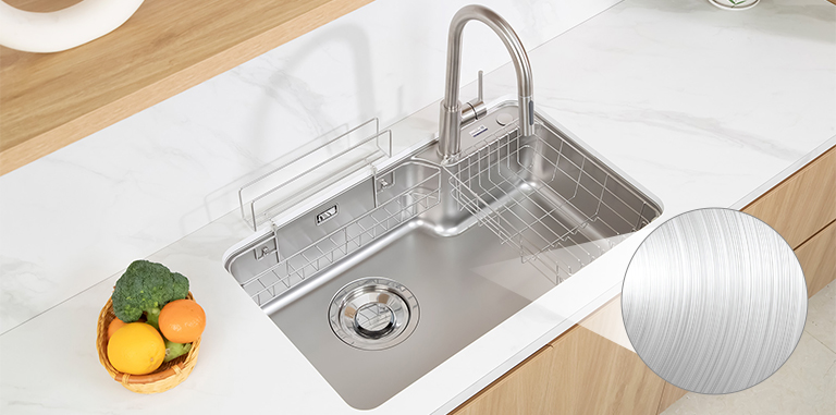 Be mat SATIN Xoay Tron the he moi - Chậu rửa bát Kluger KH8050ST Plus Chậu rửa bát Kluger KH8050ST Plus
