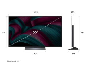 Smart Tivi OLED LG evo AI 4K 55 inch OLED55C5PSA