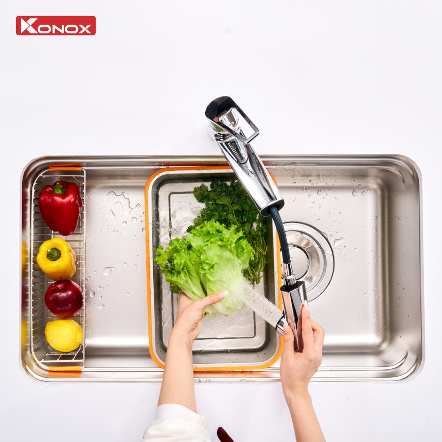 chau rua bat 1 ho chong xuoc Konox Tari Smart 8047 3 1 - CHẬU RỬA BÁT KONOX TARI SMART 8047 CHẬU RỬA BÁT KONOX TARI SMART 8047