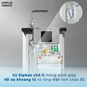 chau rua bat 23 dxr5fdav 3 - CHẬU RỬA BÁT NOBINOX LIKEN NL790D