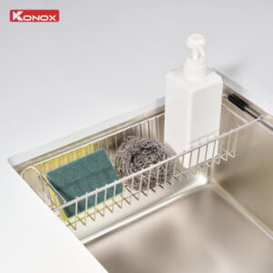 ro phu chau rua bat 1 ho chong xuoc Konox Dekor 8044SU 600x600 2 - CHẬU RỬA BÁT KONOX WORKSTATION SINK DEKOR KN8044SU
