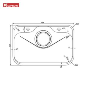 ban ve chau rua bat phong cach nhat be mat min tari 7851sm 1 768x768 1 - Chậu rửa bát phong cách Nhật chống xước Konox Tari Smart 7851 Chậu rửa bát phong cách Nhật chống xước Konox Tari Smart 7851