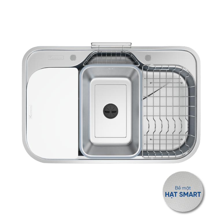 chau rua bat 1 ho chong xuoc Konox Tari Smart 7851 2 768x768 1 - Chậu rửa bát phong cách Nhật chống xước Konox Tari Smart 7851 Chậu rửa bát phong cách Nhật chống xước Konox Tari Smart 7851