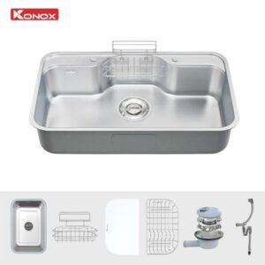 Chậu rửa bát phong cách Nhật chống xước Tari Smart 9051